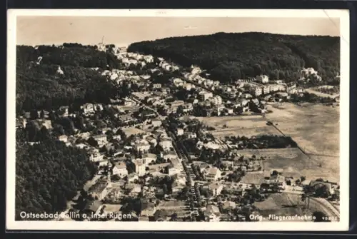 AK Sellin a. Rügen, Fliegeraufnahme des Ortes