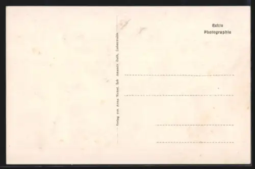 AK Liebenwalde, Rathaus mit Marktstrasse, Gabelung