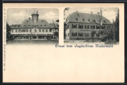 AK Niederwald, Jagdschloss und Logierhaus