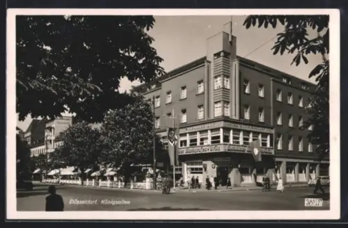 AK Düsseldorf, Hotel Wittelsbacher Hof, Königsallee, 