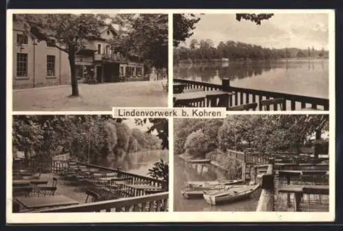 AK Kohren, Lindenvorwerk, Inh. Martin Zöllner, Aussenansichten, Wasserpartie, Aussenterrasse