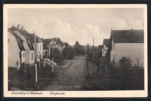 AK Timmdorf b. Malente, Strassenpartie im Dorf