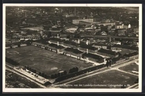 AK Ludwigshafen a. Rh., Landespolizeikaserne, Fliegeraufnahme