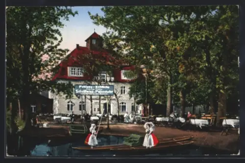 AK Lübbenau /Spreewald, Gasthof Pohlenz-Schänke F. Pohlenz