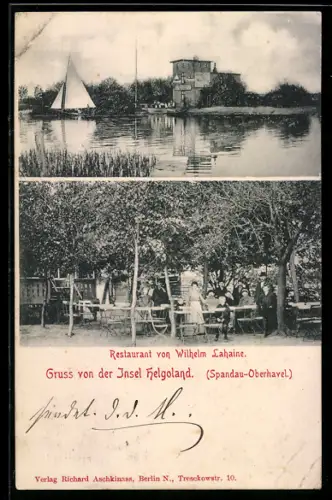 AK Helgoland, Restaurant Wilhelm Lahaine