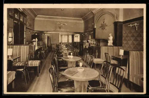 AK Halle /Saale, Kaffee und Konditorei Hering, Inh. Paul Schartmann