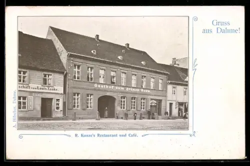 AK Dahme / Mark, Restaurant und Café R. Kunze