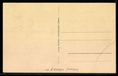 AK Rauen /Mark, Restaurant in den Rauener Bergen