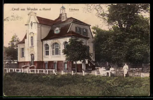 AK Werder a. Havel, Gasthof Fährhaus