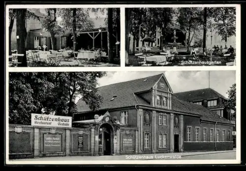 AK Luckenwalde, Restaurant Schützenhaus, Inh. Louis Vieweg, Schützenhausgarten