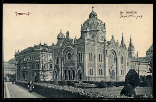 AK Temesvar, lzr. templom, Synagoge