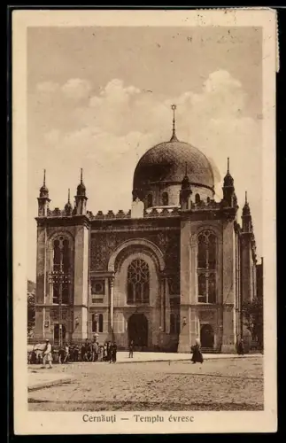 AK Cernauti, Templu évresc, Synagoge