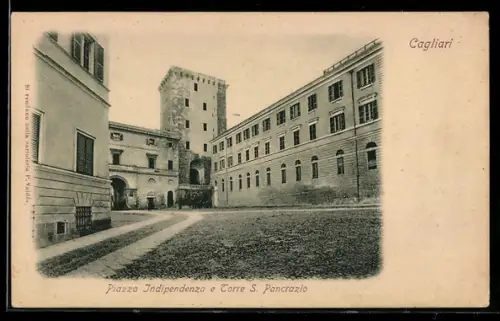 AK Cagliari, Piazza Indipendenza e Torre S. Pancrazio