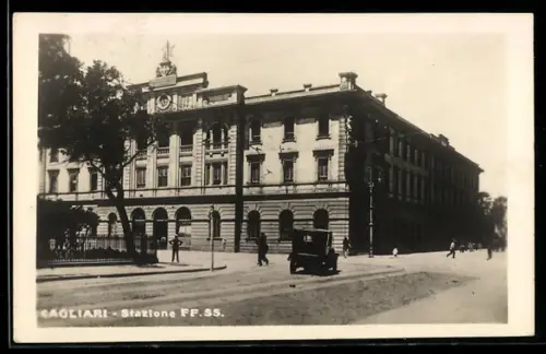 Foto-AK Cagliari, Stazione FF.SS.