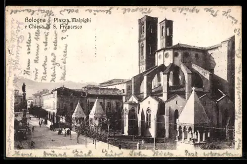 AK Bologna, Piazza Malpighi e Chiesa di S. Francesco