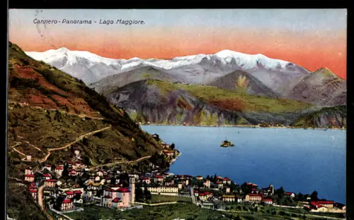 AK Cannero /Lago Maggiore, Panorama