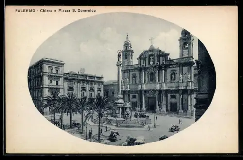 AK Palermo, Chiesa e Piazza S. Domenico