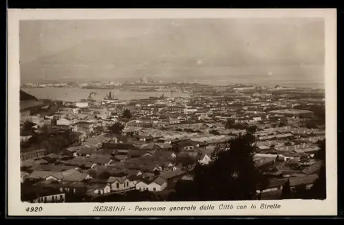 AK Messina, Panorama generale della Città con lo Stretto