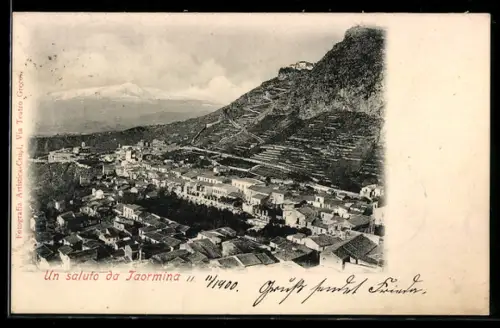 AK Taormina, Vista panoramica con Etna sullo sfondo