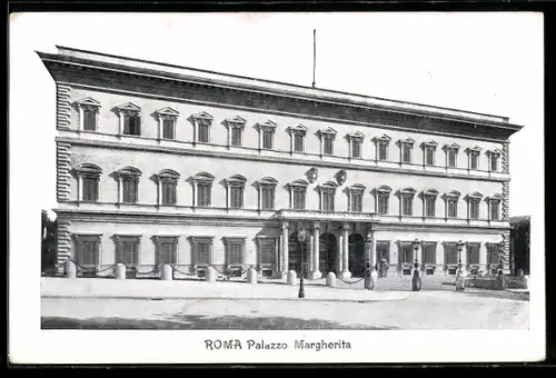 AK Roma, Palazzo Margherita in vista frontale