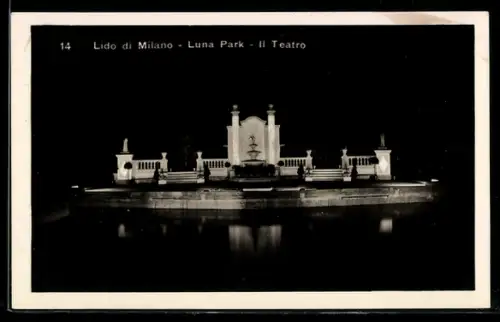 AK Milano, Lido di Milano, Luna Park, Il Teatro di notte illuminato