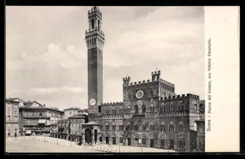 AK Siena, Piazza del Campo, ora Vittorio Emanuele