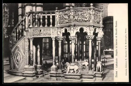 AK Siena, Cattedrale, pulpito in marmo di Nicola Pisano
