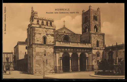 AK Monreale, Facciata della Cattedrale secolo XII
