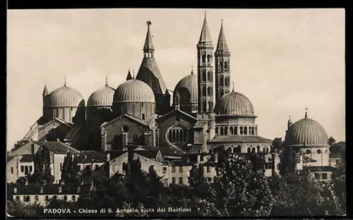 AK Padova, Chiesa di S. Antonio vista dai Bastioni