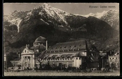 AK Merano, Casino nuovo con montagne innevate sullo sfondo