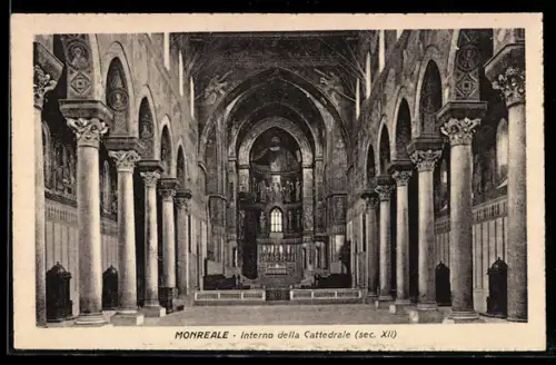 AK Monreale, Interno della Cattedrale, sec. XII