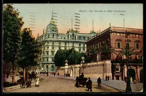 AK Roma, Via Veneto e Hôtel Excelsior