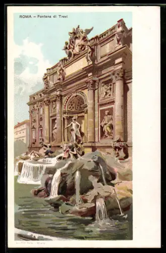 AK Roma, Fontana di Trevi