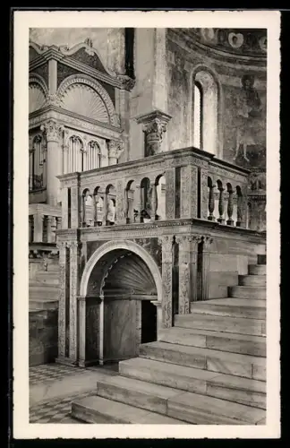 AK Aquileja, Basilica, Tribuna di Redentore, secolo XV