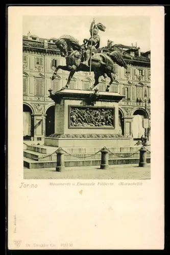 AK Torino, Monumento a Emanuele Filiberto, Marochetti