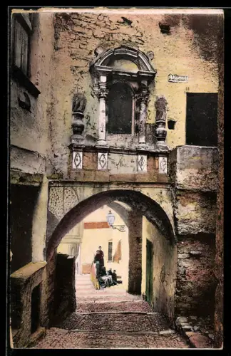 AK Napoli, Un Scalone di San Pietro, Via Brigida