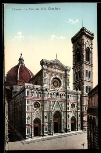AK Firenze, La Facciata della Cattedrale