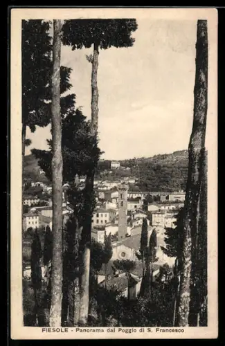 AK Fiesole, Panorama dal Poggio di S. Francesco