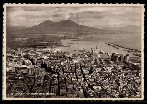 AK Napoli, Panorama da S. Martino con vista del Vesuvio e del golfo
