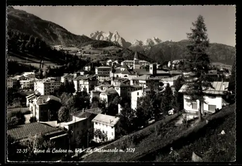 AK Pieve di Cadore, Le Marmarole sullo sfondo del pittoresco villaggio montano