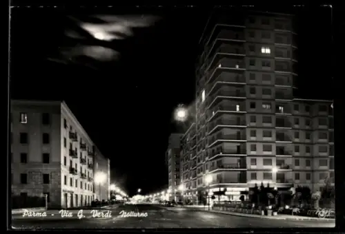AK Parma, Via G. Verdi, Notturno