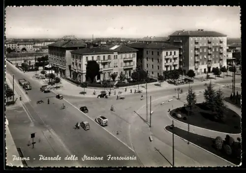 AK Parma, Piazzale della Stazione Ferroviaria