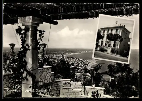 AK Cattolica, Vista panoramica con Hotel Nerina
