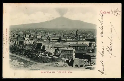 AK Catania, Panorama con vista dell`Etna