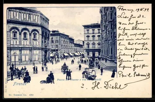AK Firenze, Piazza del Duomo e Via de` Martelli