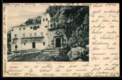AK Palermo, Monte Pellegrino, La grotta di S. Rosalia