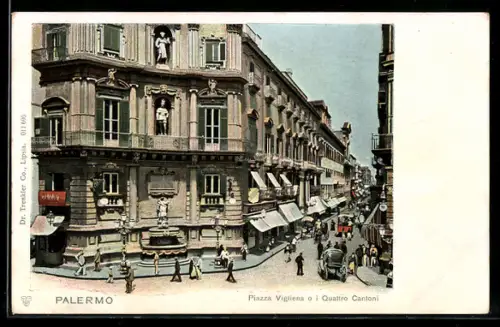 AK Palermo, Piazza Vigliena e i Quattro Cantoni