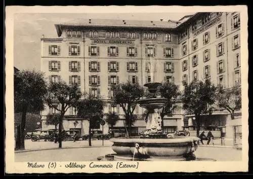 AK Milano, Albergo Commercio, Esterno