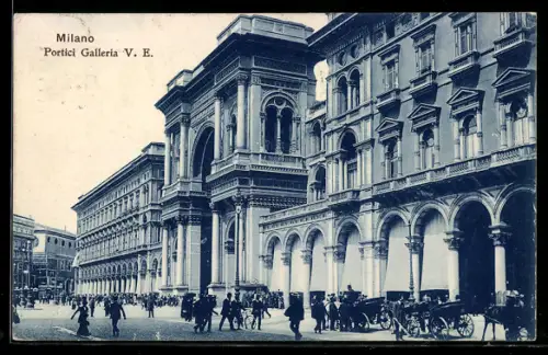 AK Milano, Portici Galleria V. E