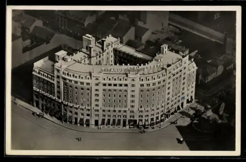 AK Milano, Loreto, Veduta aerea dell`Hotel Titanus